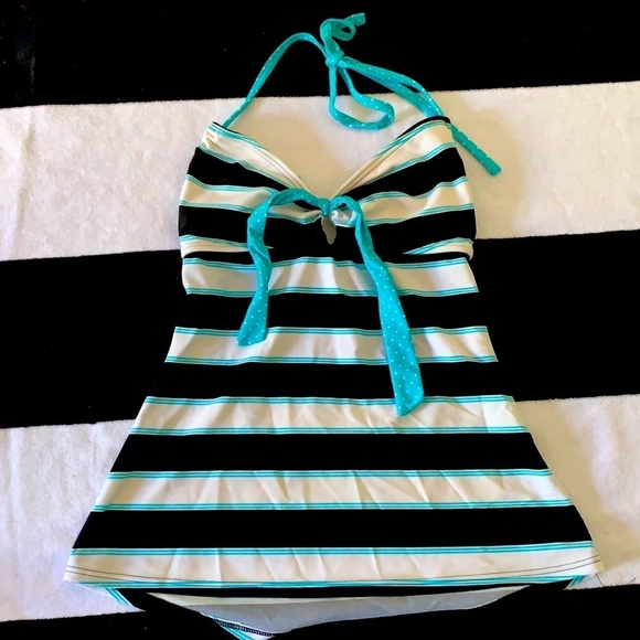 3/$15 - Hula Honey Striped  Tankin - Picture 1 of 5